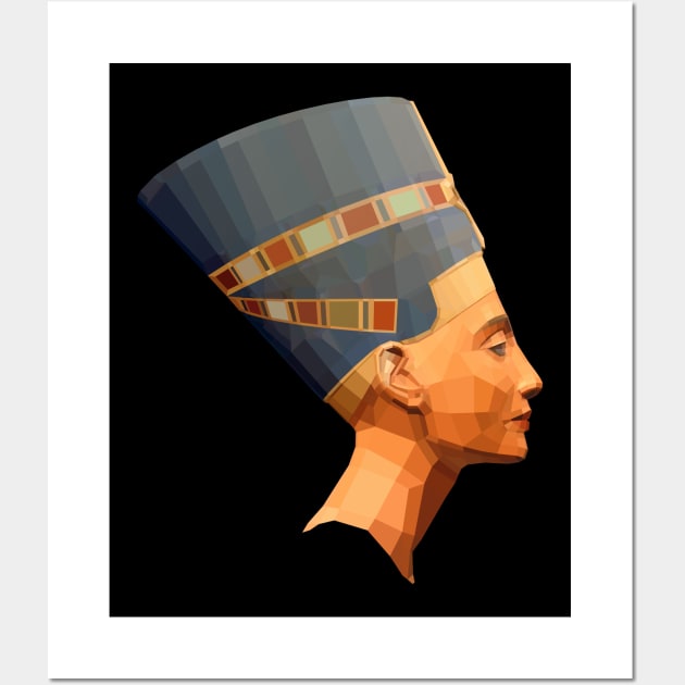 Queen Nefertiti Icon Wall Art by Ricardo77